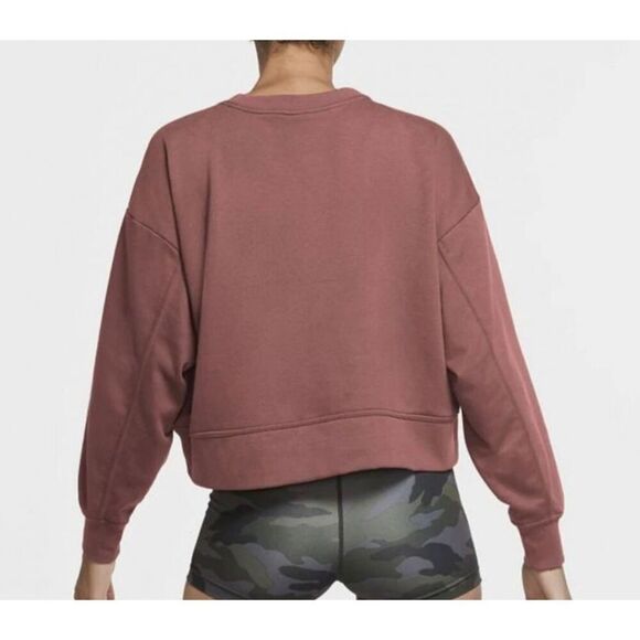 Nike Dri-fit swoosh cropped sweatshirt size small - Picture 2 of 11